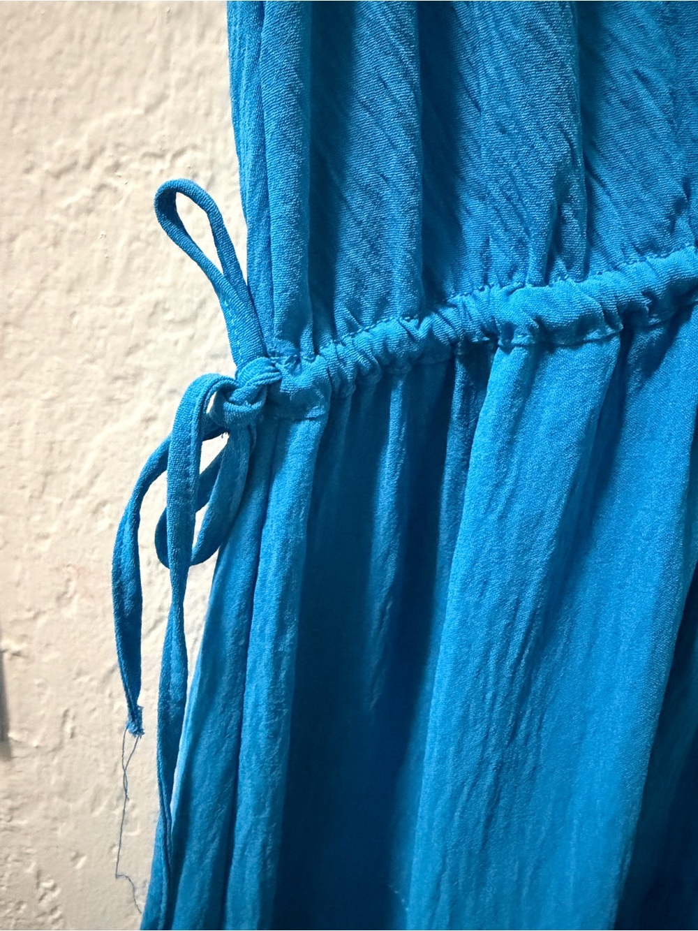 Max Studio Blue Tiered Maxi Dress - Picture 3 of 3